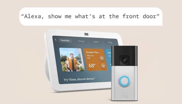 Echo Show 8 (newest model) with Ring Battery Doorbell